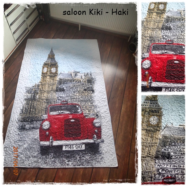 Volně proquiltovaná deka (150x230cm).