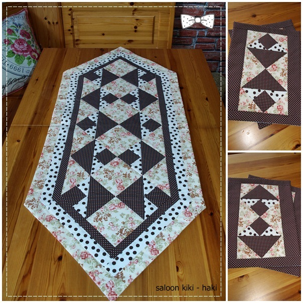 štola (120 x 48 cm) a 4 prostírky